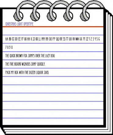 Christmas Light Regular animated font preview Christmas Light Regular animated font preview