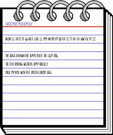 Christmas Merriment Regular animated font preview Christmas Merriment Regular animated font preview