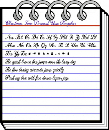 Christmas Time Personal Use Regular animated font preview Christmas Time Personal Use Regular animated font preview