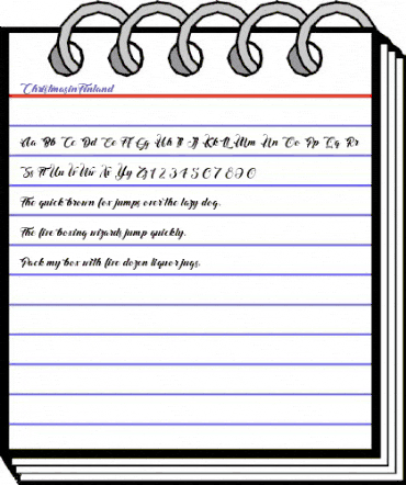 Christmas in Finland Regular animated font preview Christmas in Finland Regular animated font preview