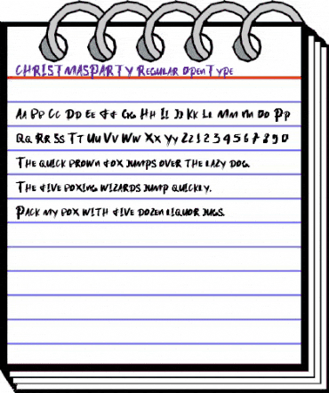 CHRISTMAS PARTY Regular animated font preview CHRISTMAS PARTY Regular animated font preview