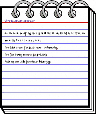 Christmas Santa Regular animated font preview Christmas Santa Regular animated font preview