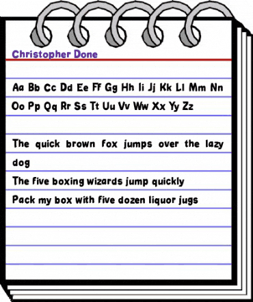 Christopher Done Christopher Done animated font preview Christopher Done Christopher Done animated font preview