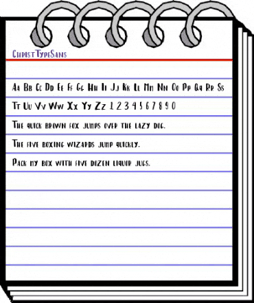 Christ Type Sans Regular animated font preview Christ Type Sans Regular animated font preview