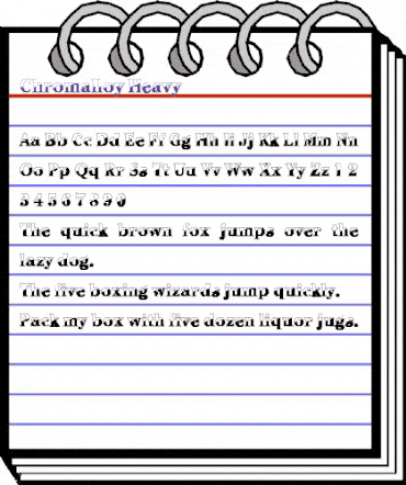 Chromalloy Bold animated font preview Chromalloy Bold animated font preview