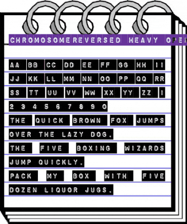 ChromosomeReversed Heavy animated font preview ChromosomeReversed Heavy animated font preview