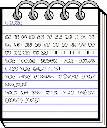Chubb Regular animated font preview