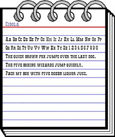 Cibola Regular animated font preview Cibola Regular animated font preview
