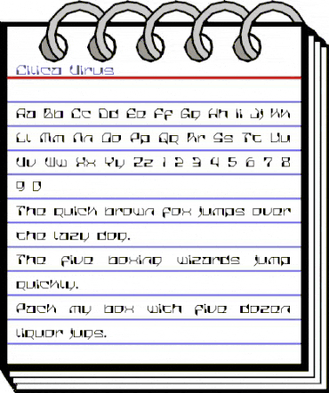 Cilica Virus animated font preview Cilica Virus animated font preview