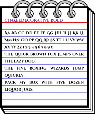 Cinzel Decorative Bold animated font preview Cinzel Decorative Bold animated font preview