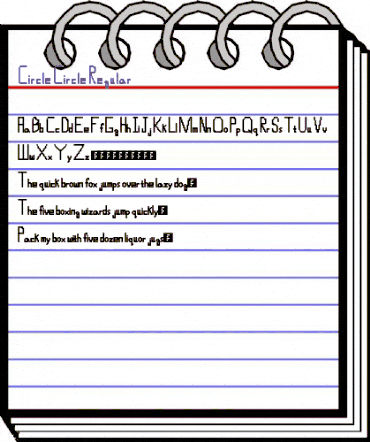 Circle Circle Regular animated font preview Circle Circle Regular animated font preview