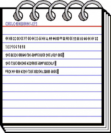 Circle Monogramm Left animated font preview Circle Monogramm Left animated font preview