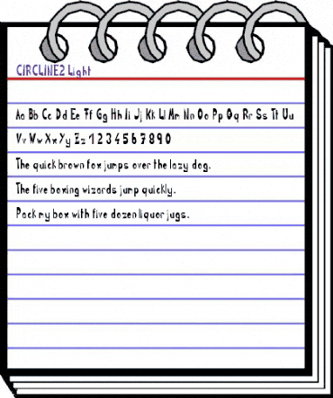CIRCLINE2 Light animated font preview CIRCLINE2 Light animated font preview
