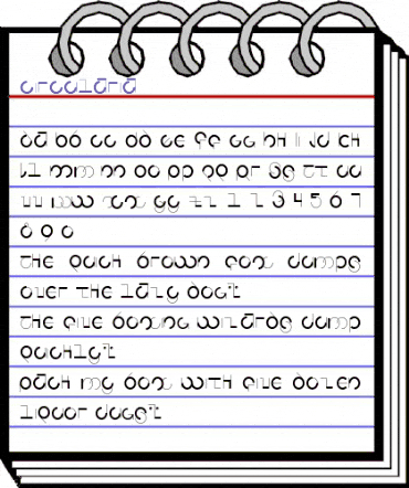 Circularia Regular animated font preview Circularia Regular animated font preview