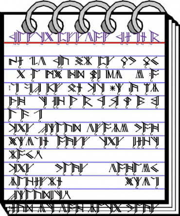 Cirth Erebor Caps-2 Regular animated font preview Cirth Erebor Caps-2 Regular animated font preview
