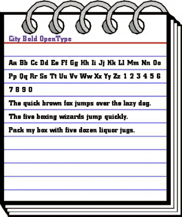 Berthold City Bold animated font preview Berthold City Bold animated font preview