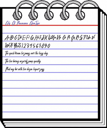 City Of Panonama Regular animated font preview City Of Panonama Regular animated font preview