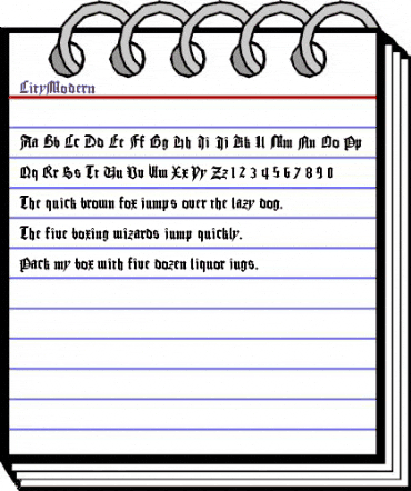 CityModern Regular animated font preview CityModern Regular animated font preview