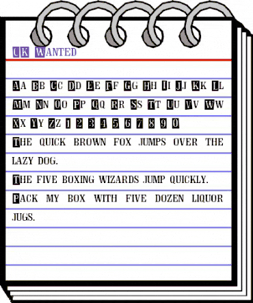 CK Wanted Regular animated font preview CK Wanted Regular animated font preview