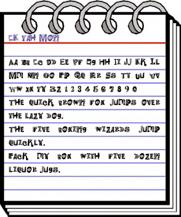 CK Yah Mon Regular animated font preview CK Yah Mon Regular animated font preview