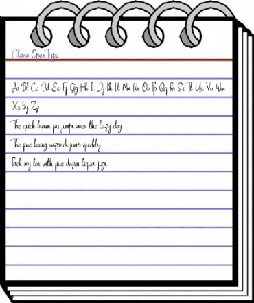 Clana Regular animated font preview Clana Regular animated font preview