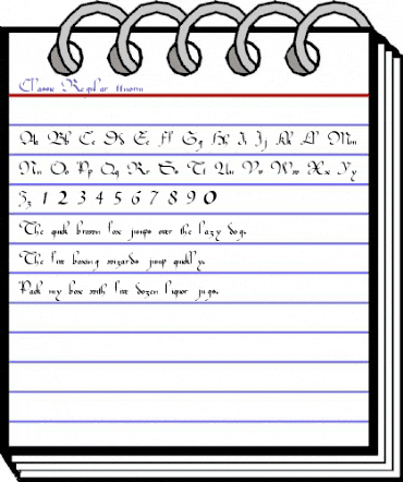 Classic Regular animated font preview Classic Regular animated font preview