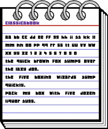 Classica Book Regular animated font preview Classica Book Regular animated font preview