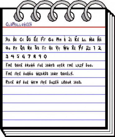 Clb:Halloween Normal animated font preview Clb:Halloween Normal animated font preview