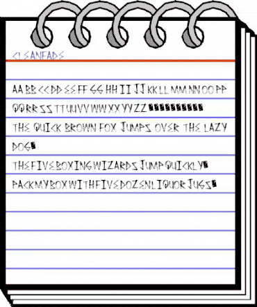 CleanFade Regular animated font preview CleanFade Regular animated font preview