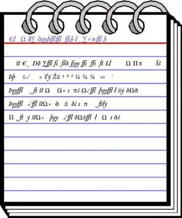 CliffordEighteen Italic animated font preview CliffordEighteen Italic animated font preview