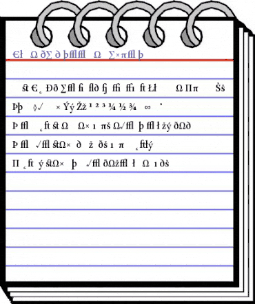 CliffordEighteen Regular animated font preview CliffordEighteen Regular animated font preview