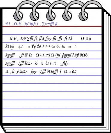 CliffordNine Italic animated font preview CliffordNine Italic animated font preview