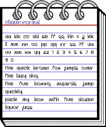 Clippin-Normal Regular animated font preview Clippin-Normal Regular animated font preview