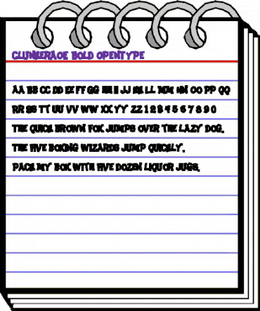 ClunkerAOE Bold animated font preview ClunkerAOE Bold animated font preview