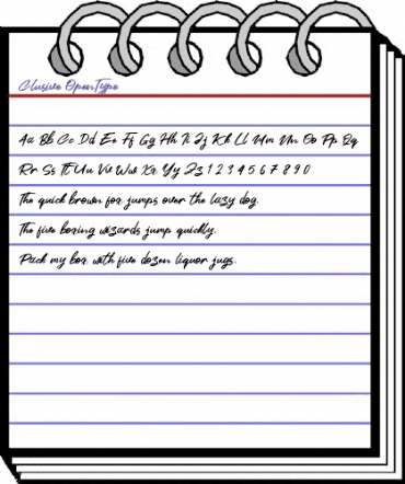 Clusive Regular animated font preview Clusive Regular animated font preview