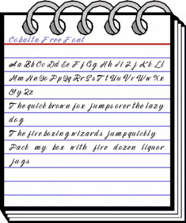 Cobalta Free Font Regular animated font preview Cobalta Free Font Regular animated font preview