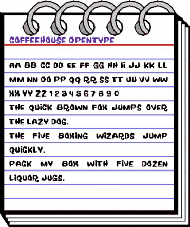 Coffeehouse Regular animated font preview Coffeehouse Regular animated font preview