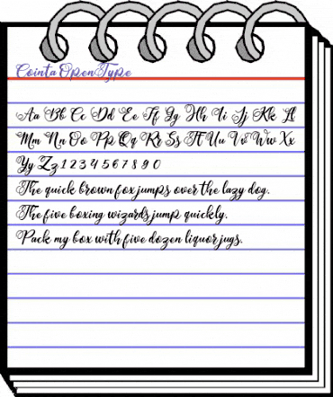 Cointa Regular animated font preview Cointa Regular animated font preview