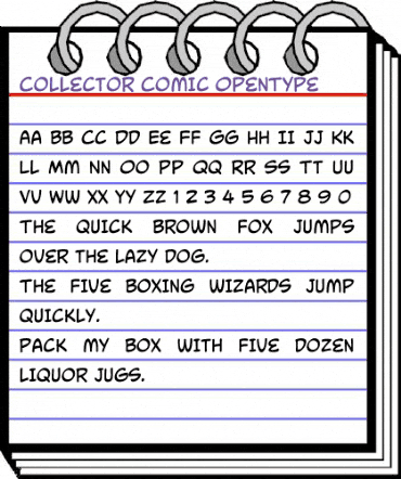 Collector Comic Regular animated font preview Collector Comic Regular animated font preview