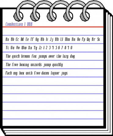 Combustion I BRK Normal animated font preview Combustion I BRK Normal animated font preview