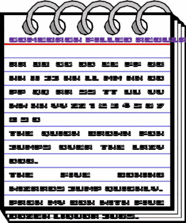 Comeback Filled Regular animated font preview Comeback Filled Regular animated font preview