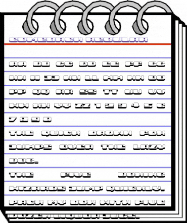 Comeback Regular animated font preview Comeback Regular animated font preview