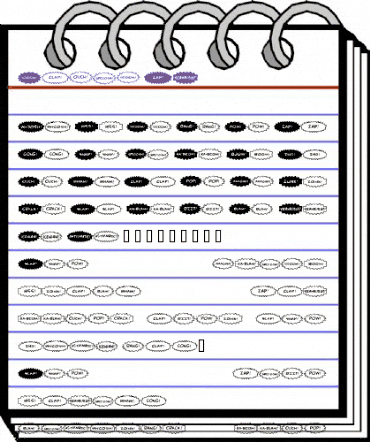 Comic FX Regular animated font preview