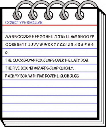 ComicType Regular animated font preview ComicType Regular animated font preview