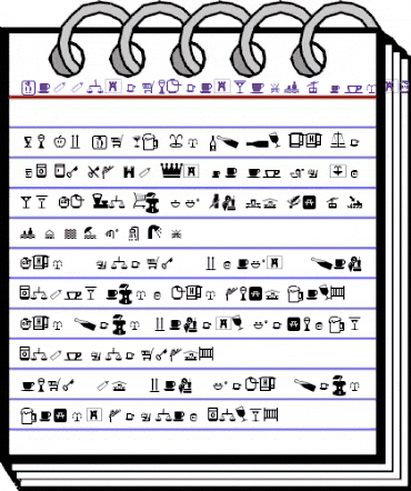 Communications P03 animated font preview Communications P03 animated font preview