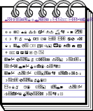 Communications P04 animated font preview Communications P04 animated font preview