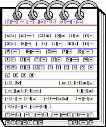 Compkey2 Bold Regular animated font preview