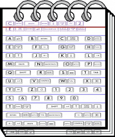 Compkey2 Expanded Regular animated font preview