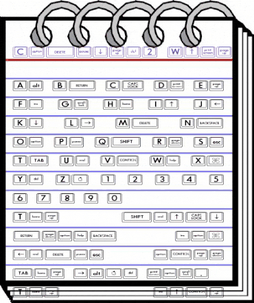 Compkey2 Wide Regular animated font preview