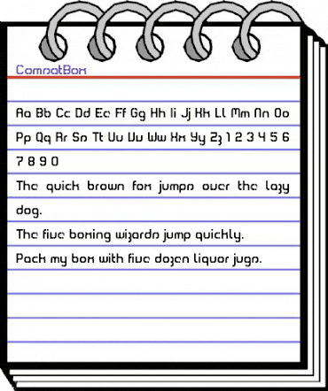 ComsatBox Regular animated font preview ComsatBox Regular animated font preview